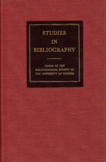 Studies in Bibliography